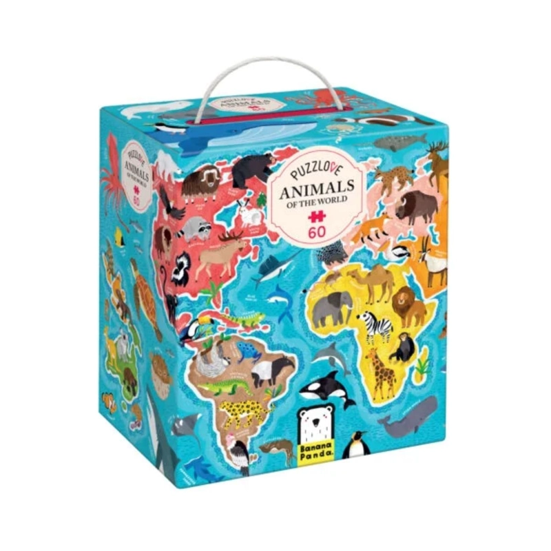 PUZZLE PUZZLOVE ANIMALS OF THE WORLD (60 PIEZAS) 4+ - 1