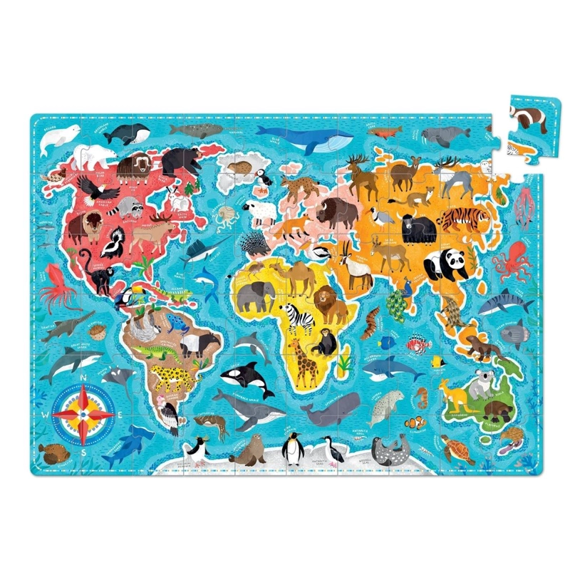 PUZZLE PUZZLOVE ANIMALS OF THE WORLD (60 PIEZAS) 4+ - 2