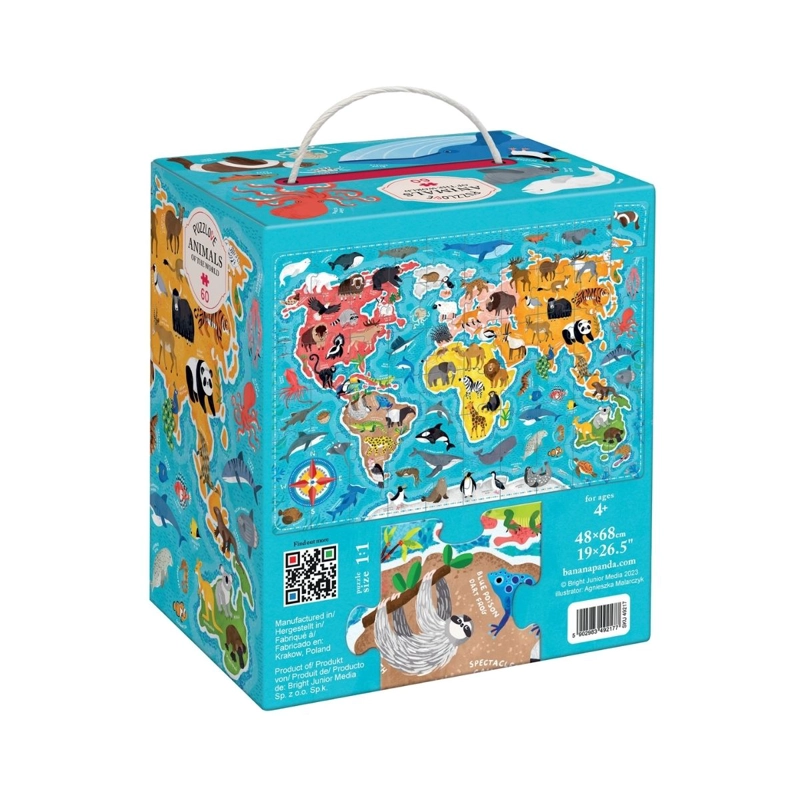 PUZZLE PUZZLOVE ANIMALS OF THE WORLD (60 PIEZAS) 4+ - 4