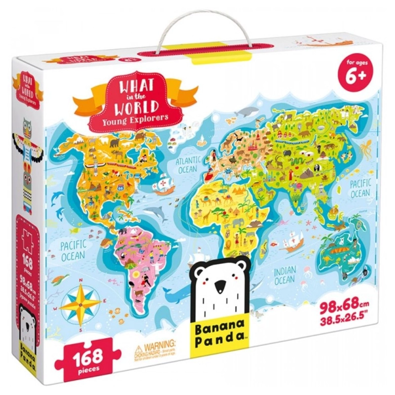 WHAT IN THE WORLD. YOUNG EXPLORERS (168 PIEZAS) 6+ - 1