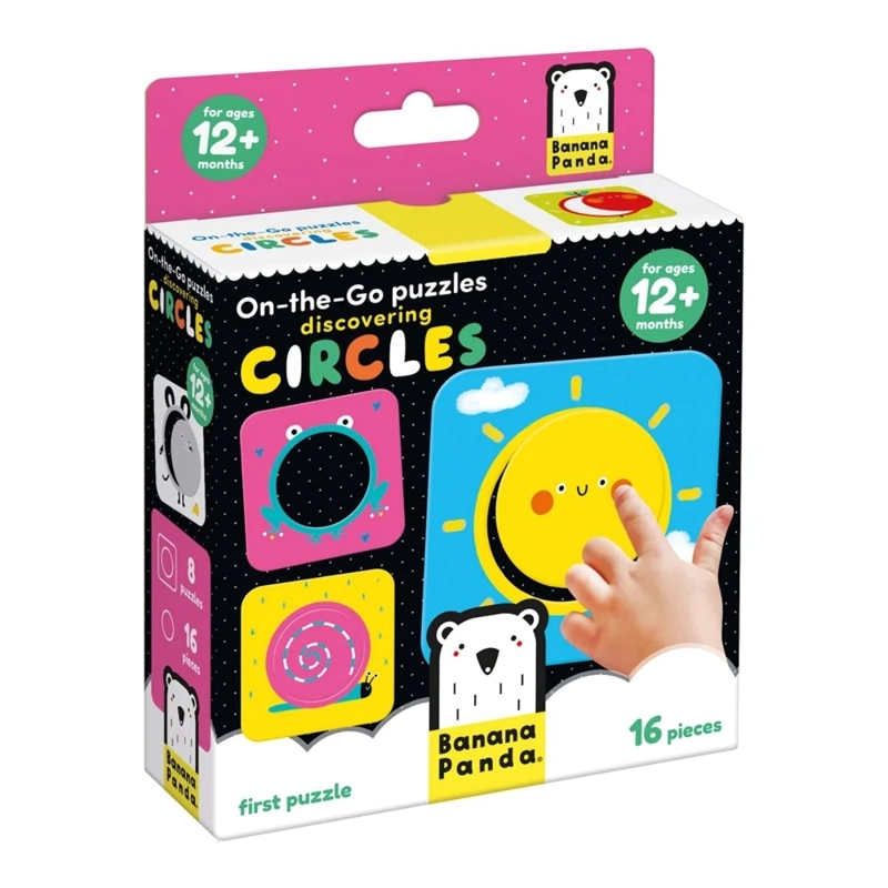 PUZZLE DISCOVERING CIRCLES (16 PIEZAS, 8 PUZZLES) 1+ - 1