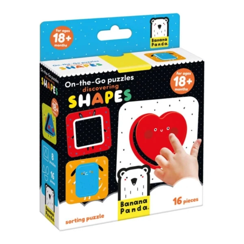 PUZZLE DISCOVERING SHAPES (16 PIEZAS, 8 PUZZLES) 18M+ - 1