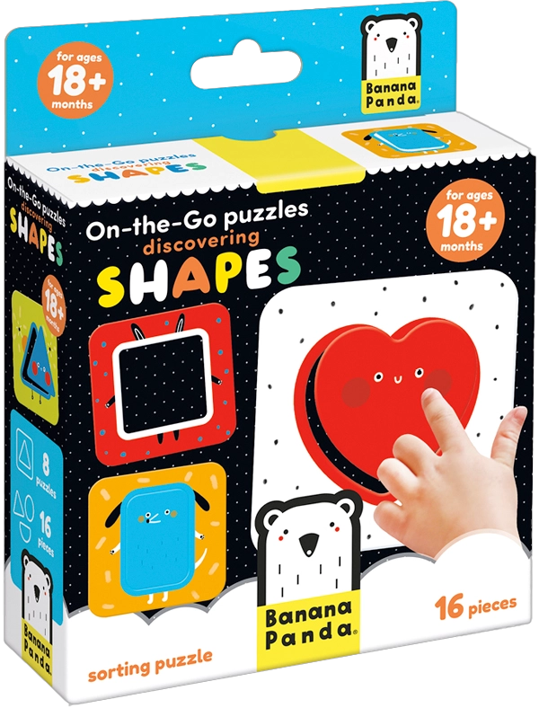 PUZZLE DISCOVERING SHAPES (16 PIEZAS, 8 PUZZLES) 18M+ - 6