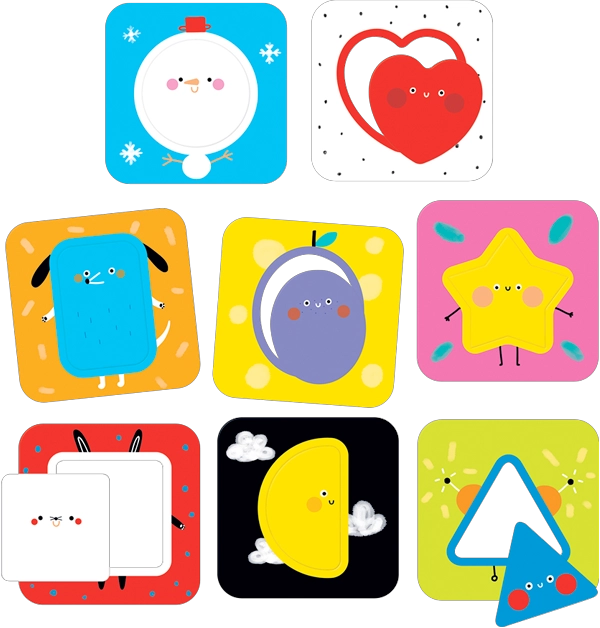 PUZZLE DISCOVERING SHAPES (16 PIEZAS, 8 PUZZLES) 18M+ - 7