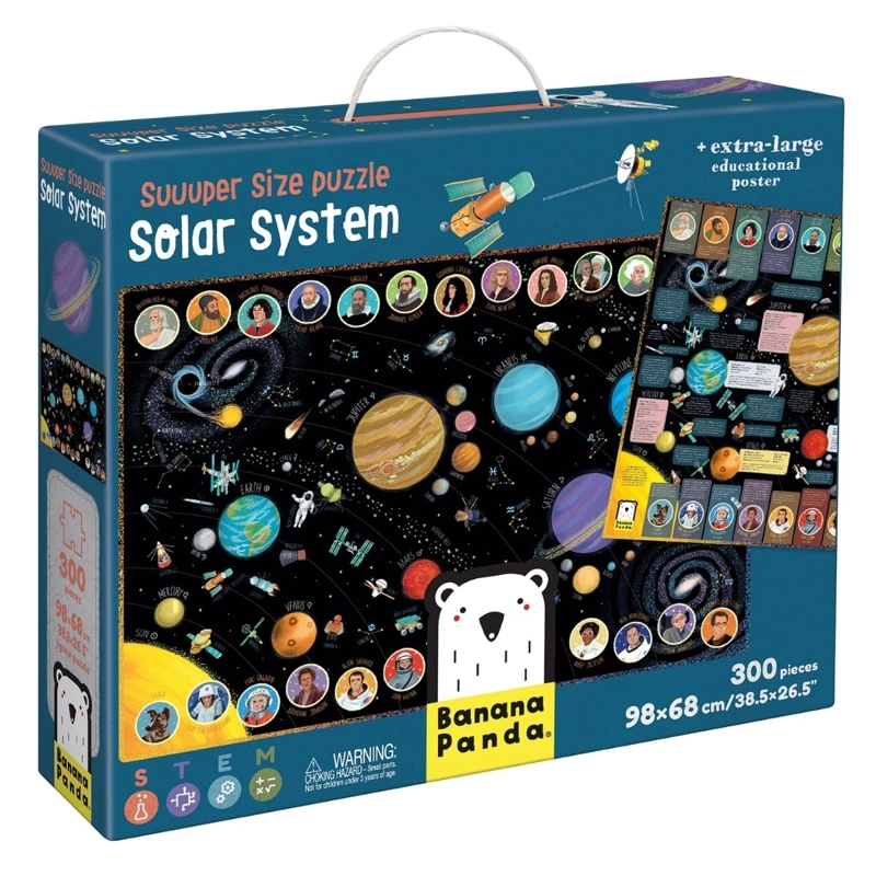 PUZZLE SUUUPER SIZE SOLAR SYSTEM (300 PIEZAS) 7+ - 1