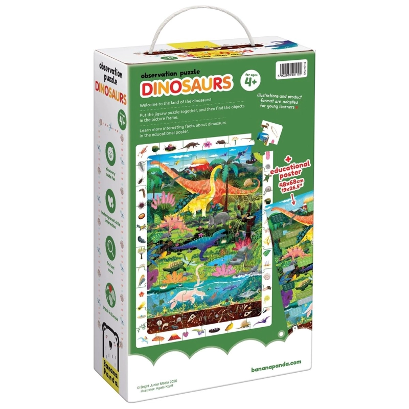 PUZZLE OBSERVATION DINOSAURS (60 PIEZAS) 4+ - 2