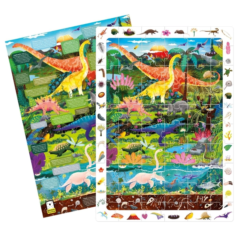 PUZZLE OBSERVATION DINOSAURS (60 PIEZAS) 4+ - 4