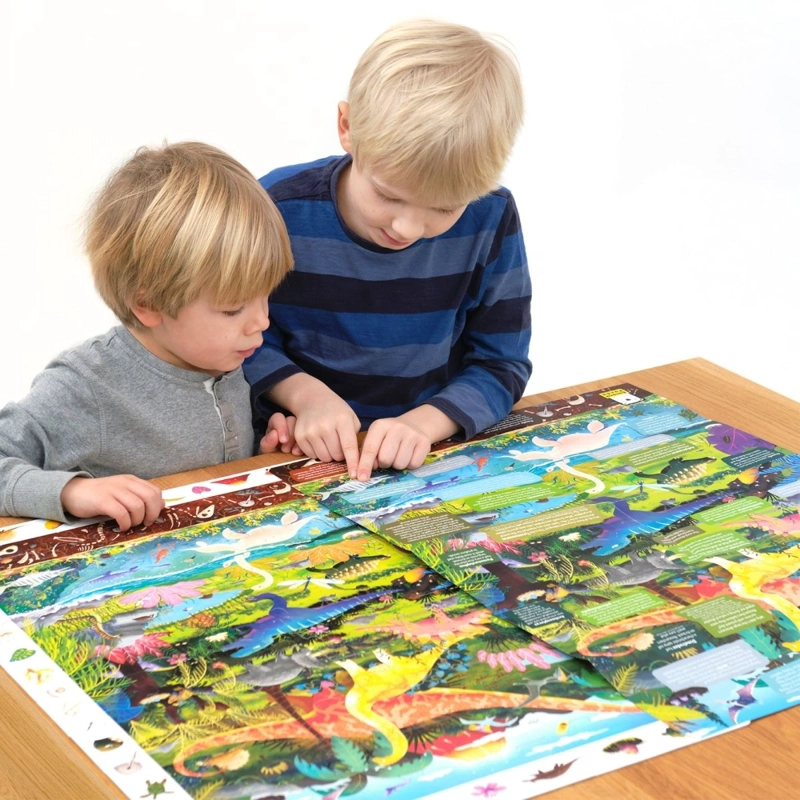 PUZZLE OBSERVATION DINOSAURS (60 PIEZAS) 4+ - 5