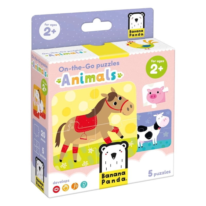 PUZZLE ANIMALS (20 PIEZAS, 5 PUZZLES) 2+ - 1