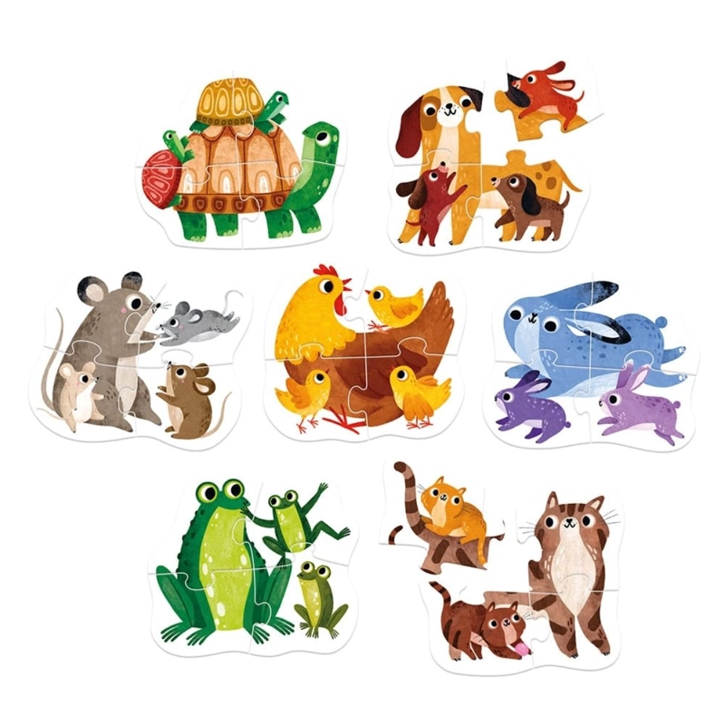 MY FIRST PUZZLE BABY ANIMALS (28 PIEZAS, 7 PUZZLES) 2+ - 3