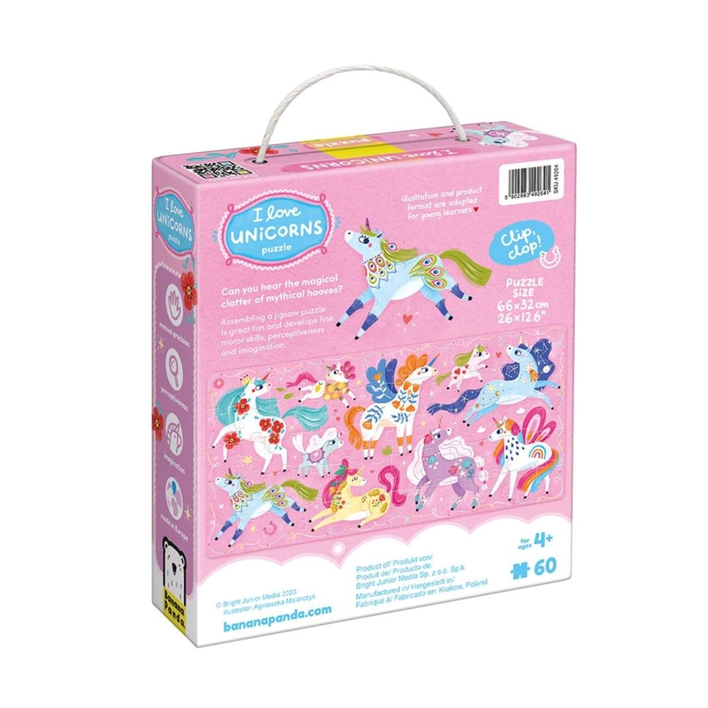 PUZZLE I LOVE UNICORNS (60 PIEZAS) 4+ - 6