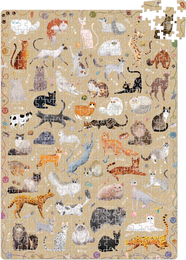 PUZZLE PUZZLOVE CATS (500 PIEZAS) 9+ - 8