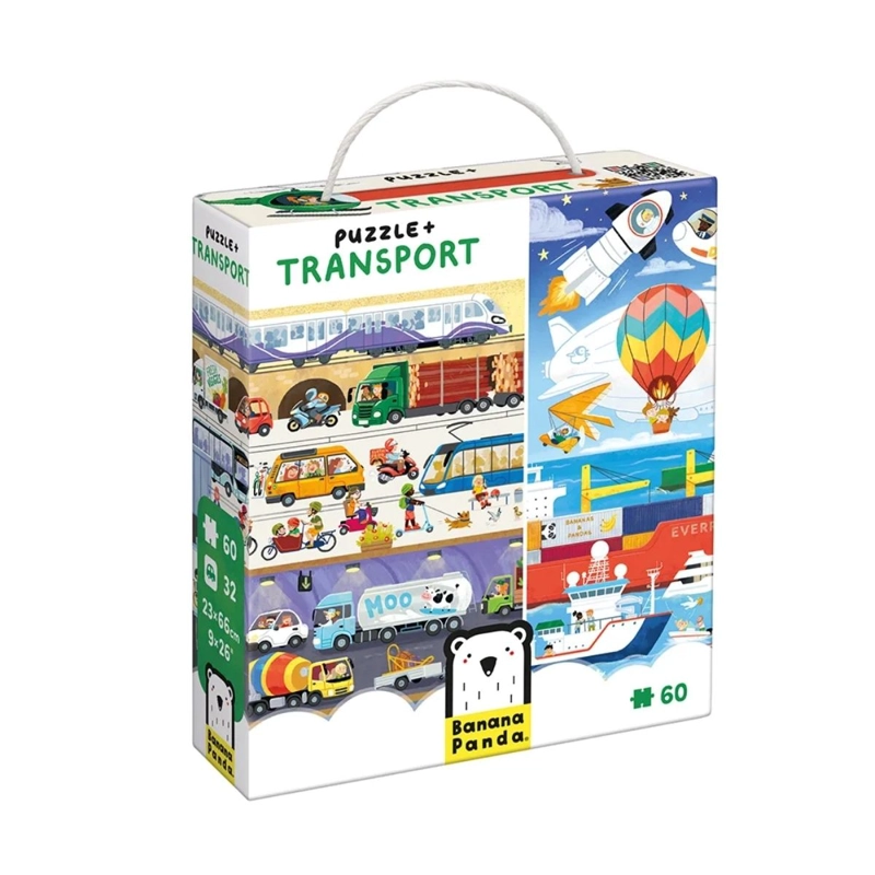 PUZZLE + TRANSPORT (60 PIEZAS) 4+ - 1
