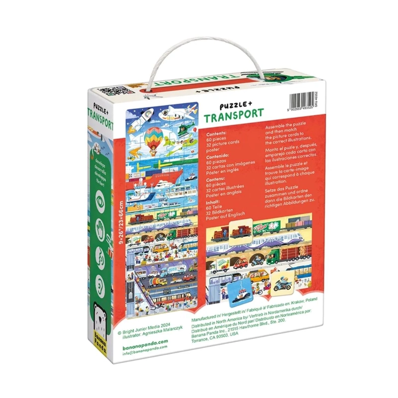 PUZZLE + TRANSPORT (60 PIEZAS) 4+ - 3