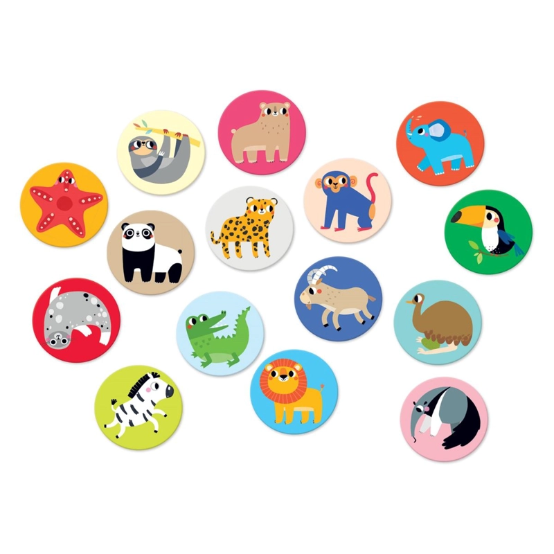JUEGO DE MEMORIA WILD ANIMALS (15 PARES) 2+ - 2