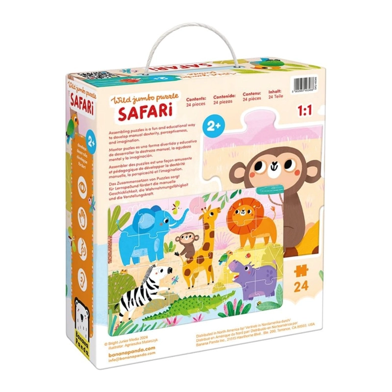 PUZZLE WILD JUMBO SAFARI (24 PIEZAS) 2+ - 4