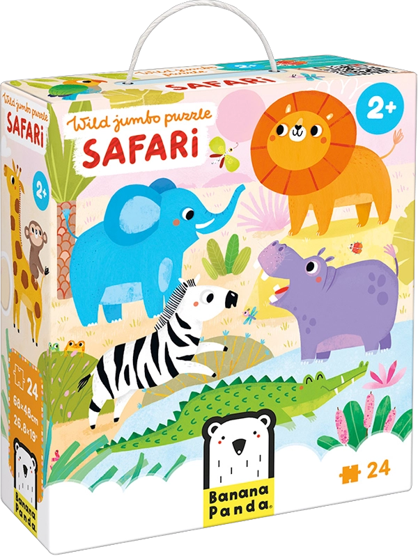 PUZZLE WILD JUMBO SAFARI (24 PIEZAS) 2+ - 6