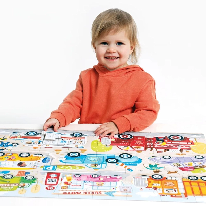 PUZZLE MOTO JUMBO CARS (40 PIEZAS) 3+ - 4