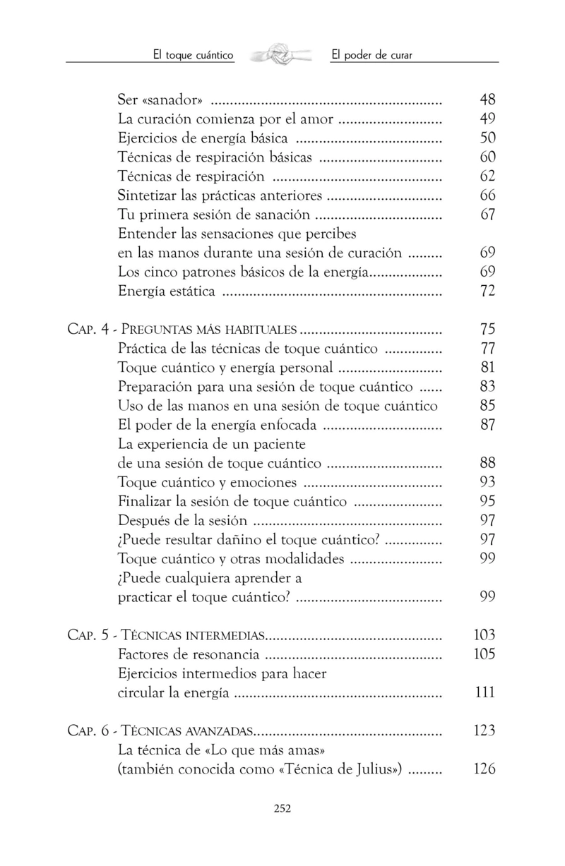 EL TOQUE CUANTICO. EL PODER DE CURAR - 3