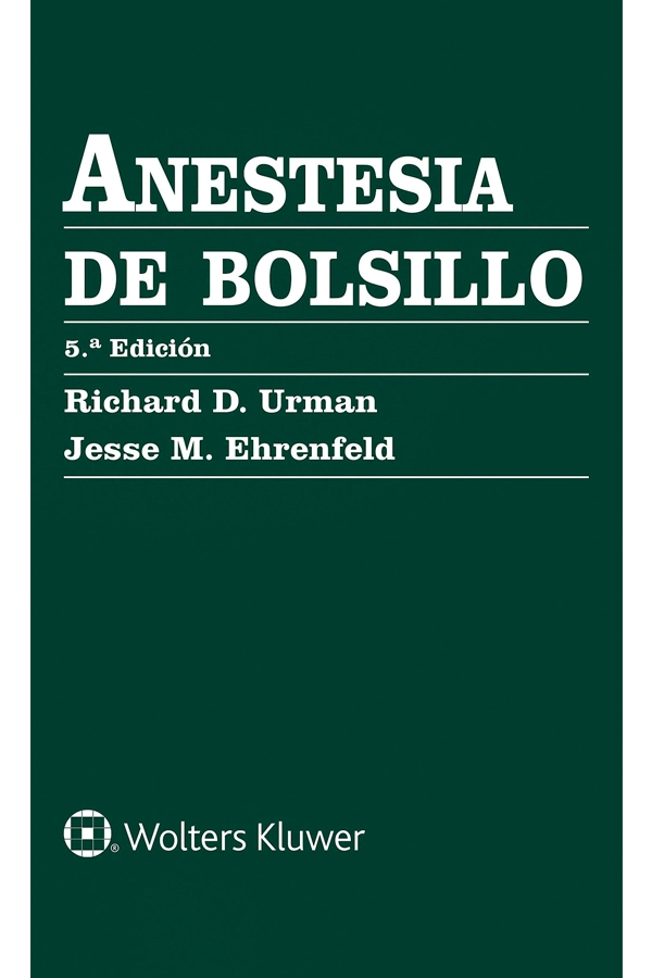ANESTESIA DE BOLSILLO 5° ED. - 1
