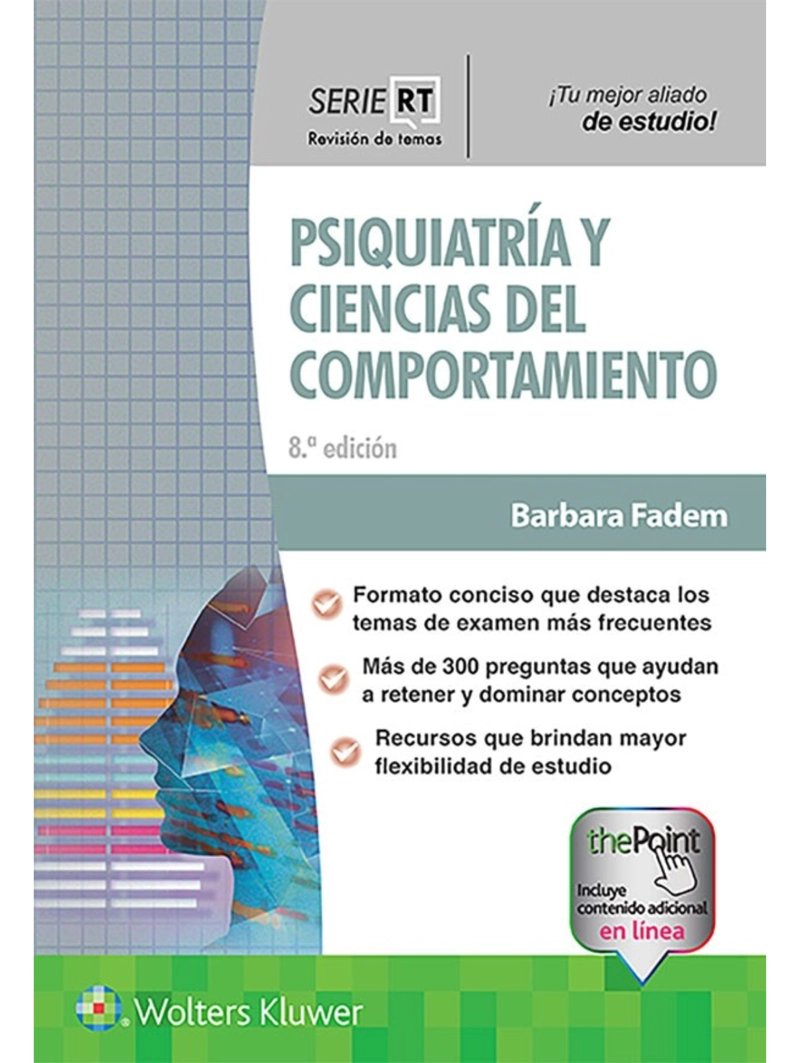 PSIQUIATRIA Y CIENCIAS DEL COMPORTAMIENTO 8ª ED. - 1