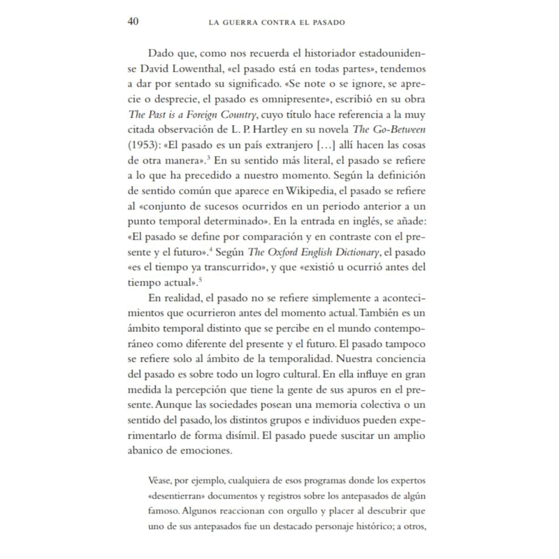 LA GUE.RRA CONTRA EL PASADO - 3