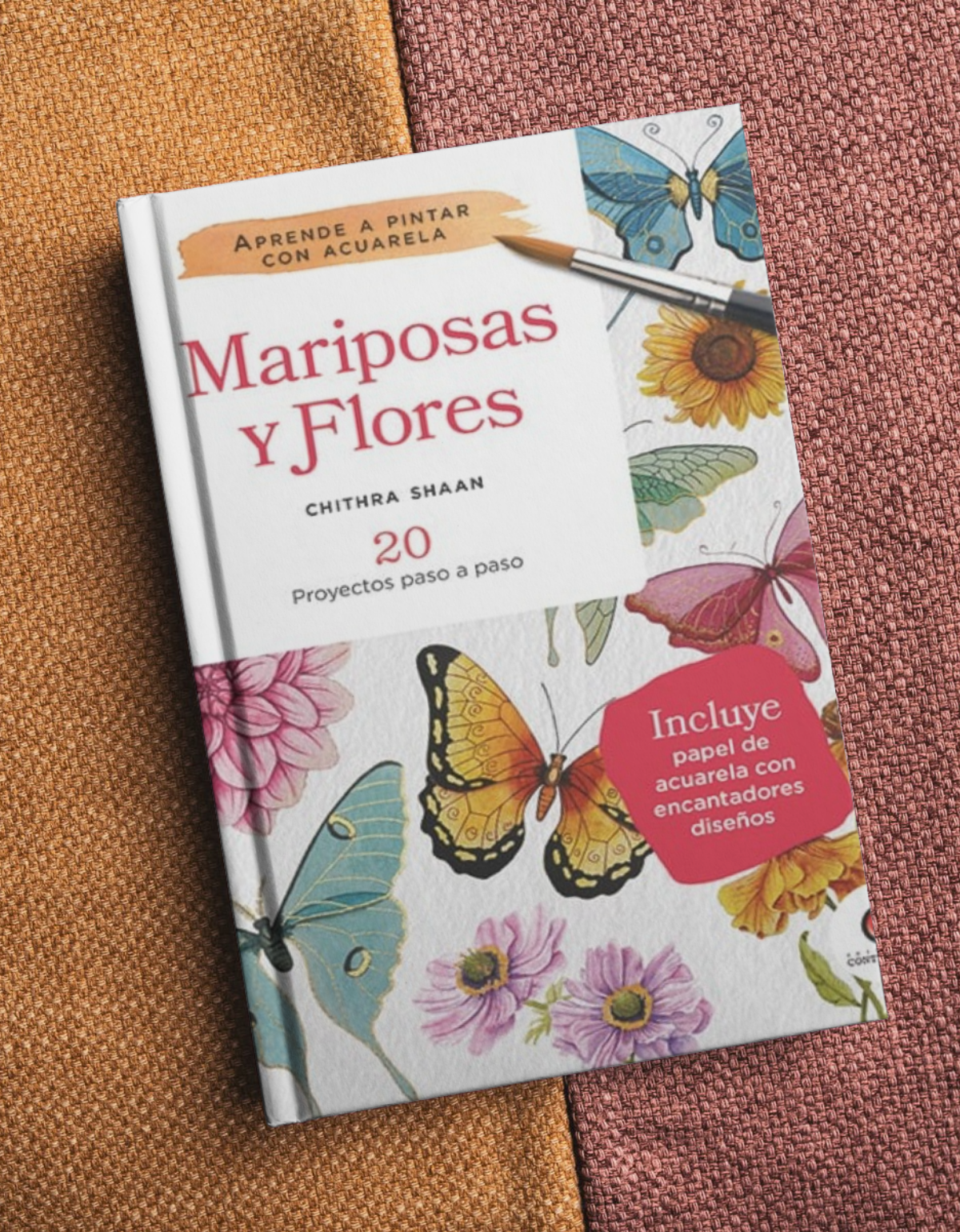 MARIPOSAS Y FLORES. APRENDE A PINTAR CON ACUARELA - 5