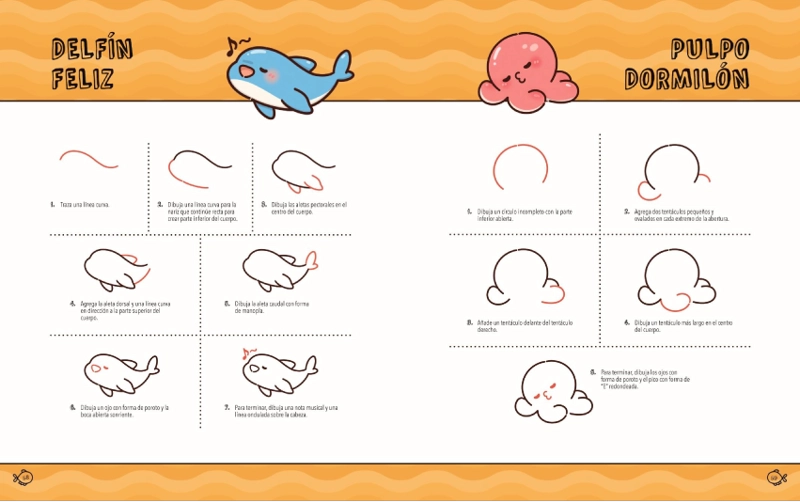 CRIATURAS ACUATICAS KAWAII - 2