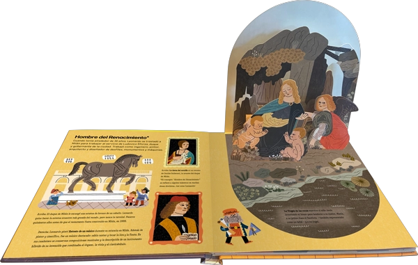 LEONARDO DA VINCI - LIBRO POP UP - 7
