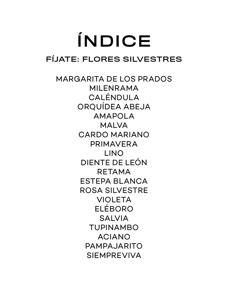 FIJATE: FLORES SILVESTRES - 3