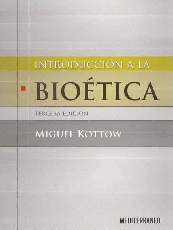 INTRODUCCION A LA BIOETICA 3ª ED. - 1