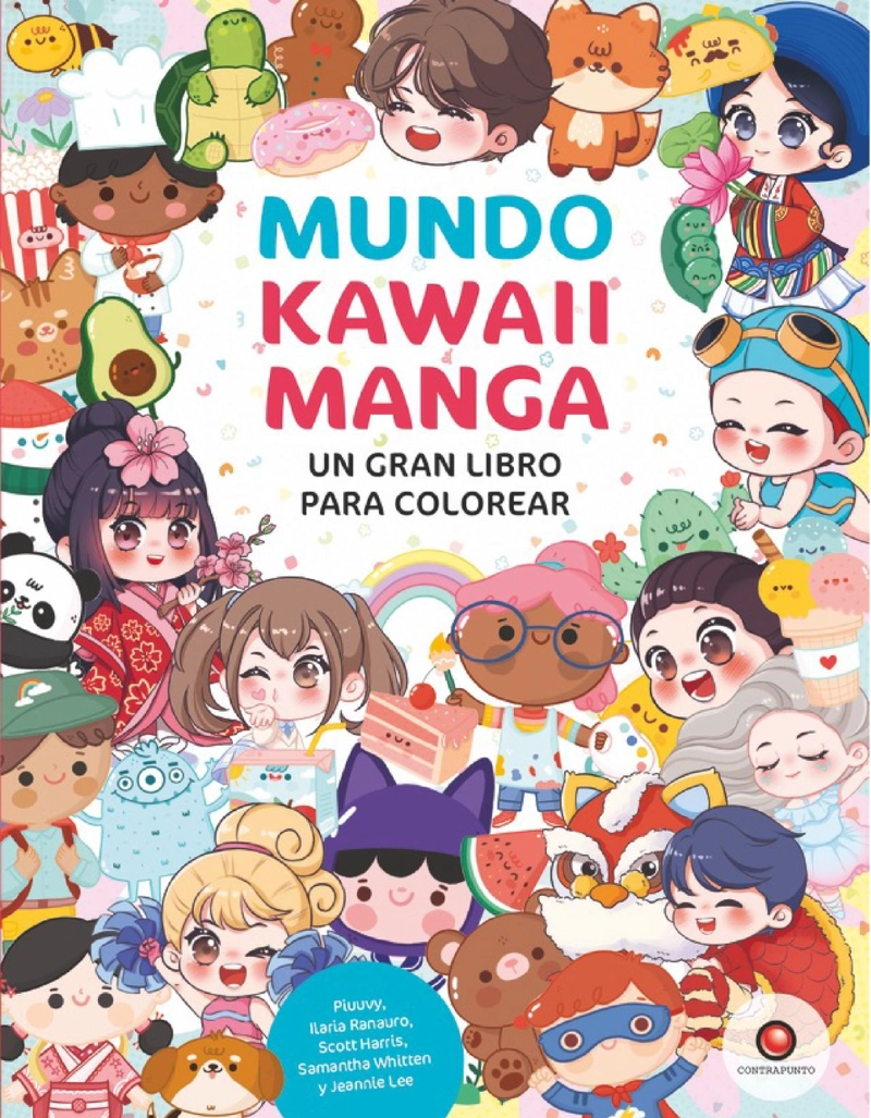 MUNDO KAWAII MANGA. UN GRAN LIBRO PARA COLOREAR - 1