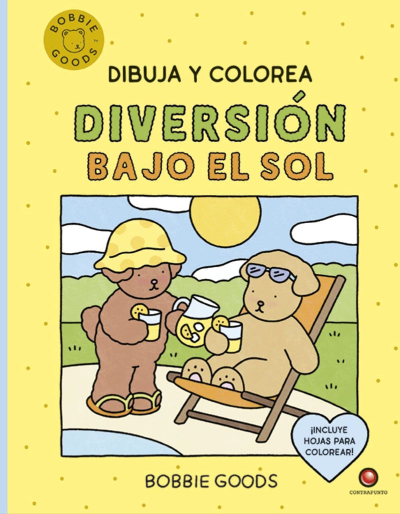 DIBUJA Y COLOREA DIVERSION BAJO EL SOL - 1