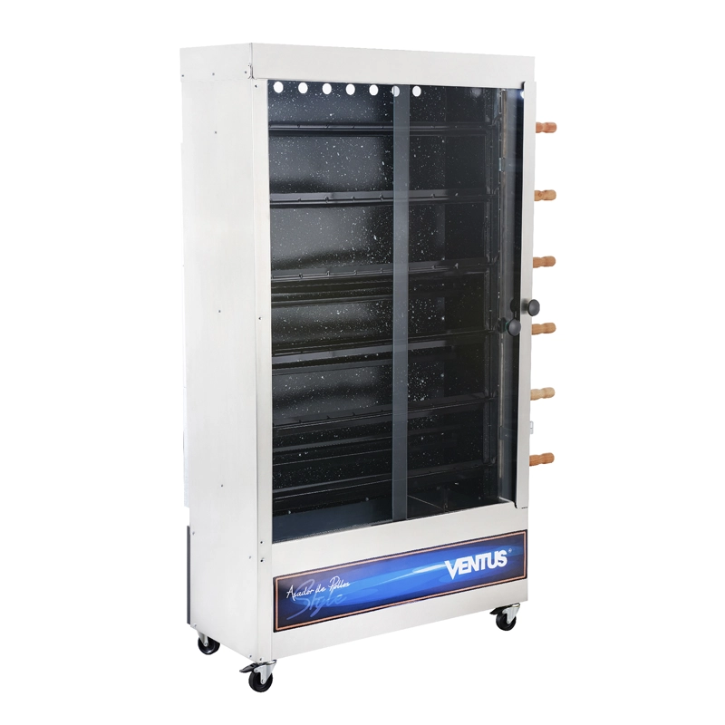 VENTUS ASADOR DE POLLOS A GAS PR-634N 6 ESPADAS - 2