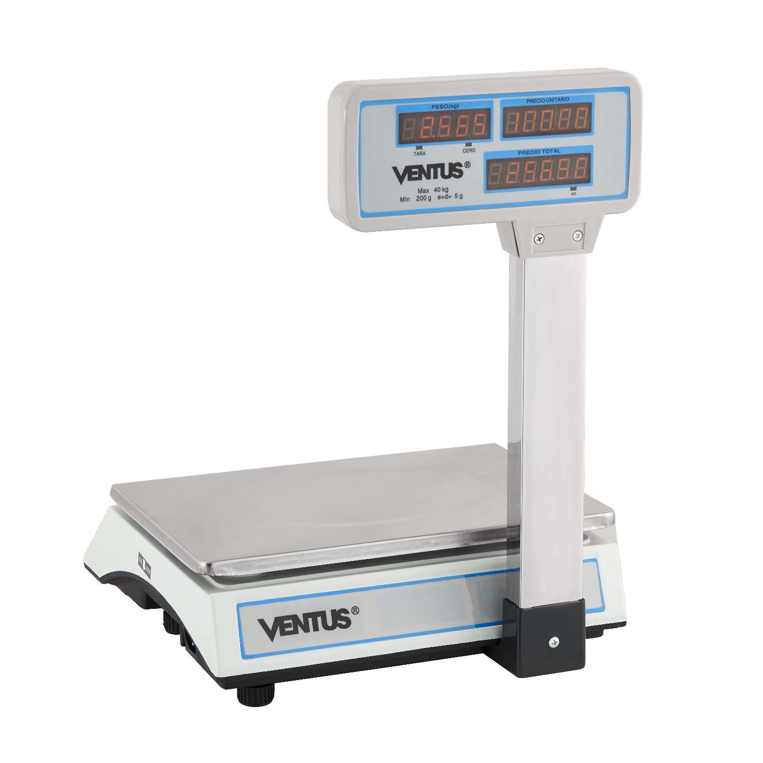 VENTUS BALANZA DIGITAL B-40VA VISOR AEREO 40 KG - 4