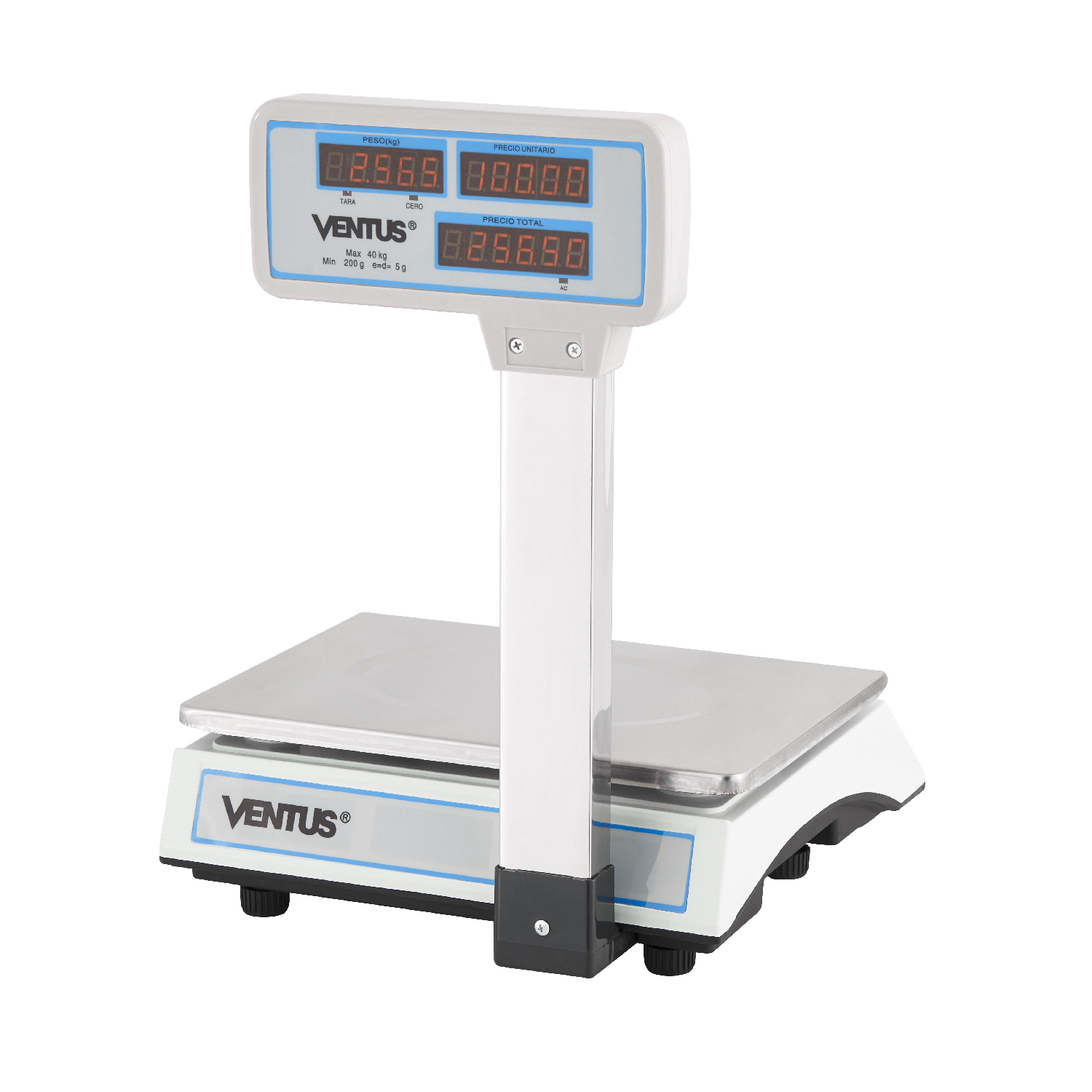 VENTUS BALANZA DIGITAL B-40VA VISOR AEREO 40 KG - 5