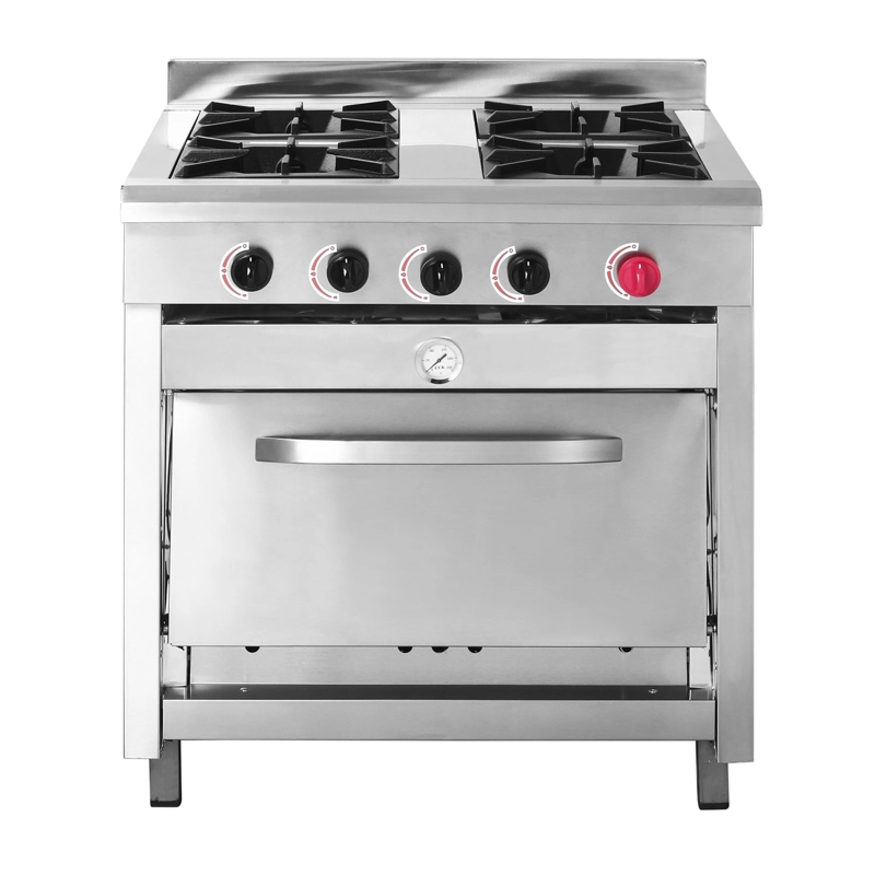 COCINA 4 PLATOS INOXIDABLE MATE GLP - 1
