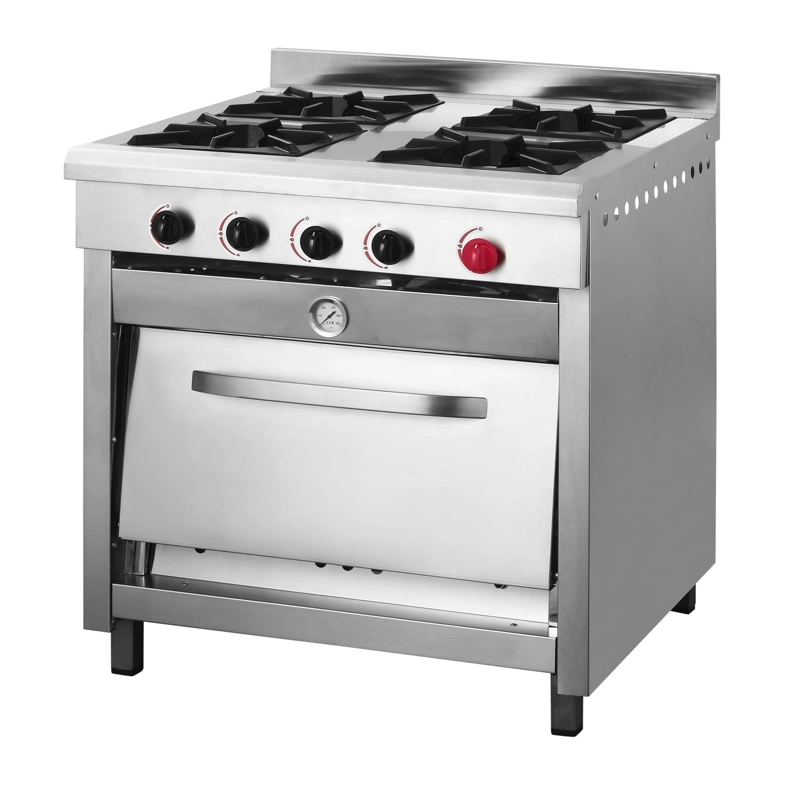 COCINA 4 PLATOS INOXIDABLE MATE GLP - 3