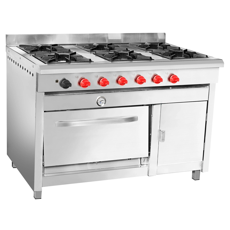 COCINA 6 PLATOS INOXIDABLE MATE GLP - 2