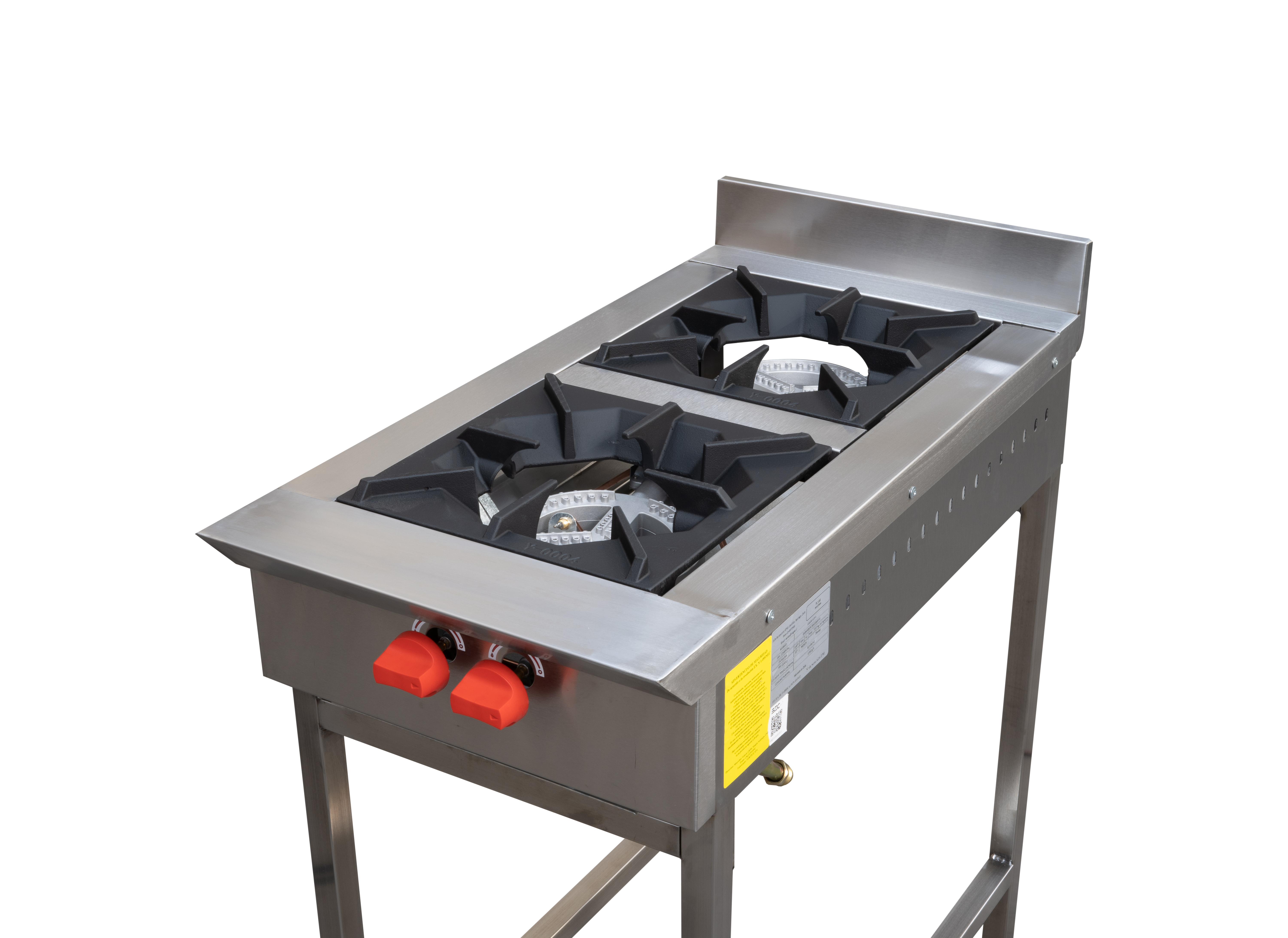 ANAFE 2 QUEMADORES INOX GLP - 4