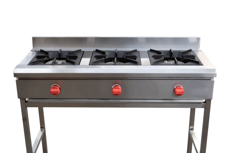 ANAFE 3 QUEMADORES INOX GLP - 2