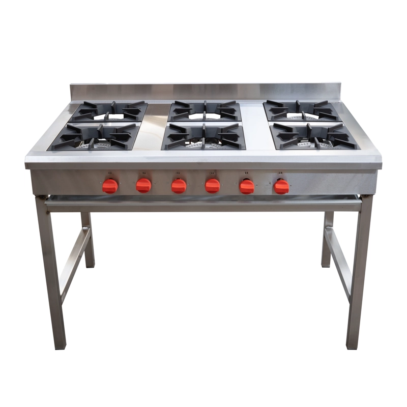ANAFE 6 QUEMADORES INOX GLP - 1
