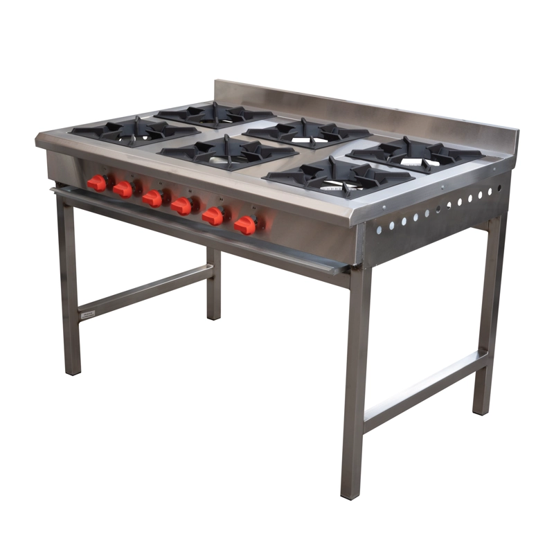 ANAFE 6 QUEMADORES INOX GLP - 2