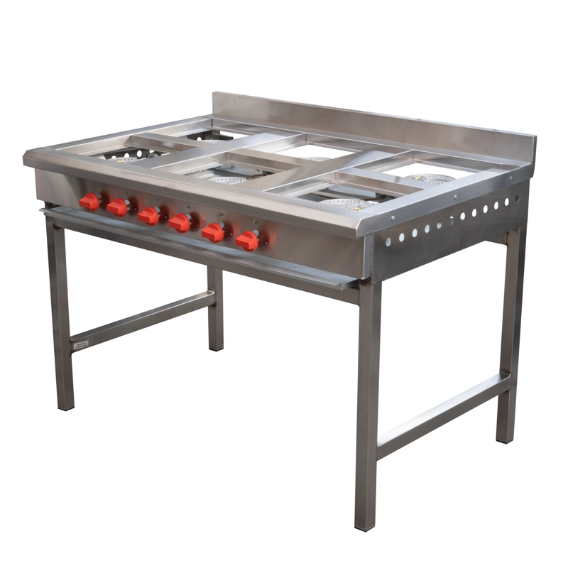 ANAFE 6 QUEMADORES INOX GLP - 3