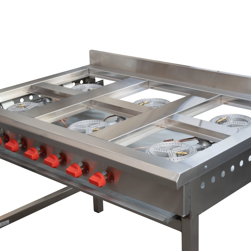 ANAFE 6 QUEMADORES INOX GLP - 5