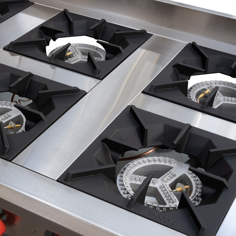 ANAFE 6 QUEMADORES INOX GLP - 6
