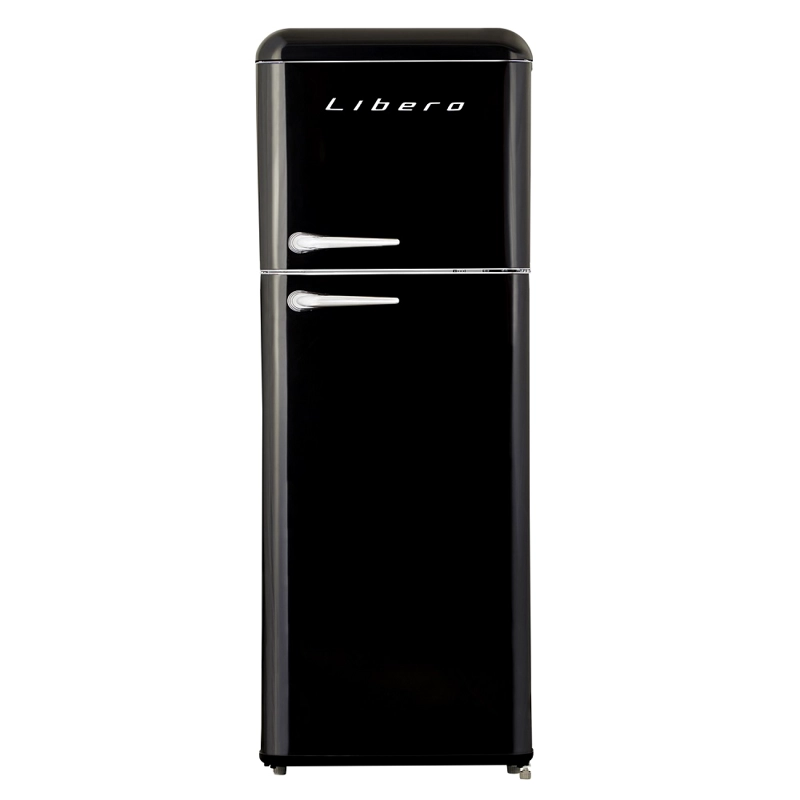 REFRIGERADOR RETRO FRIO DIRECTO 203 LTS LRT-210DFNR NEGRO - 1