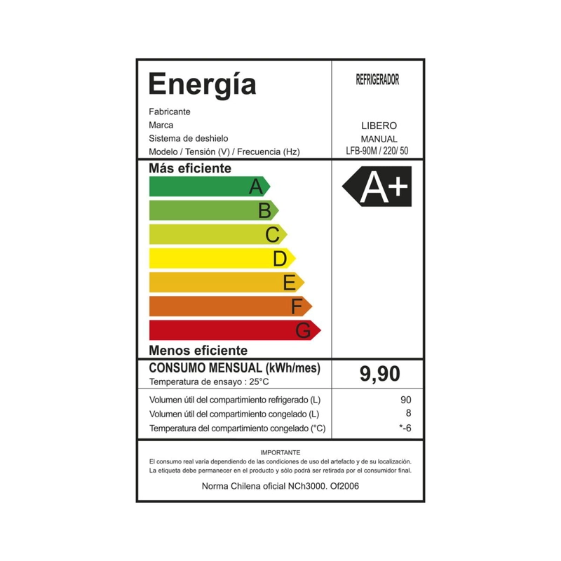 FRIGOBAR RETRO 90 LTS LFB-90M MENTA - 11