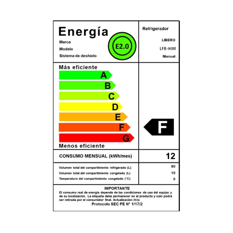 FRIGOBAR RETRO 90 LTS LFB-90M MENTA - 4