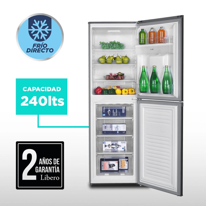 REFRIGERADOR BOTTOM FREEZER FRIO DIRECTO 240 LTS LRB-260DFIW - 8